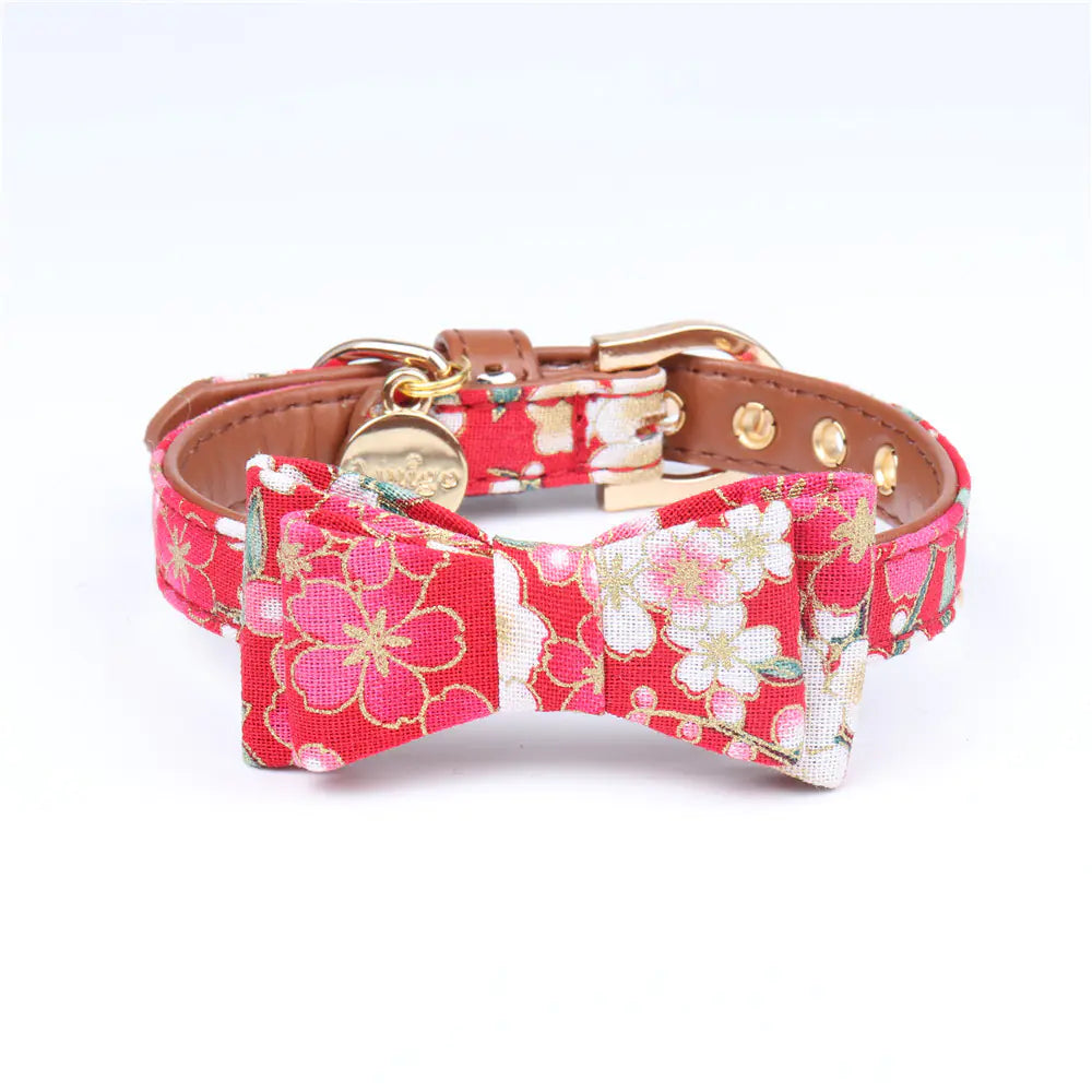 Gold Foil Pet Collar for Dogs and Cats - Pet Accessories