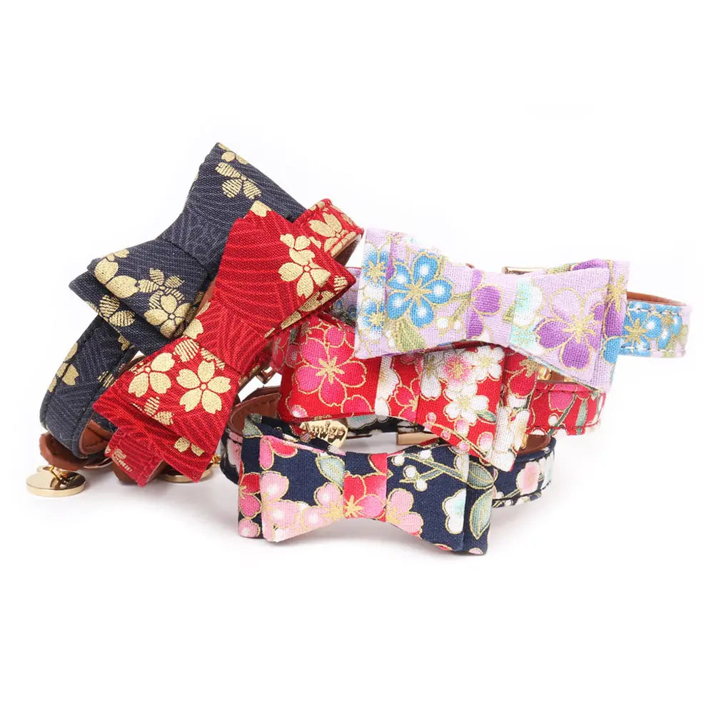 Gold Foil Pet Collar for Dogs and Cats - Pet Accessories